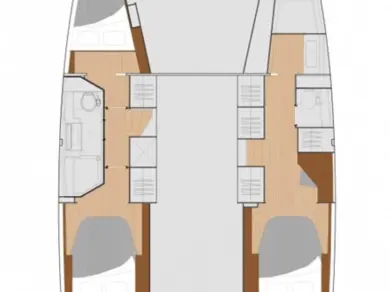 Wynajem Katamaran Fountaine Pajot z patentem 