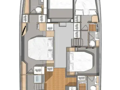 Fountaine Pajot Fountaine Pajot MY6 między profesjonalistami a osobami prywatnymi w Annapolis