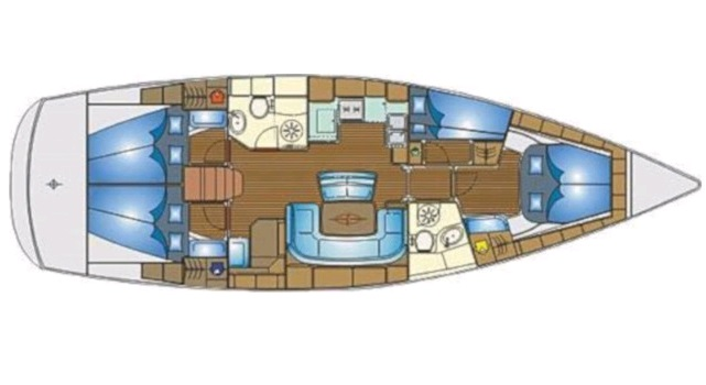 Bavaria Cruiser 46 między profesjonalistami a osobami prywatnymi w Primosten