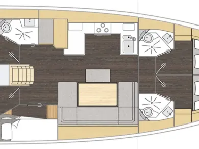 Wynajem łodzi Fethiye tanio Bavaria C46