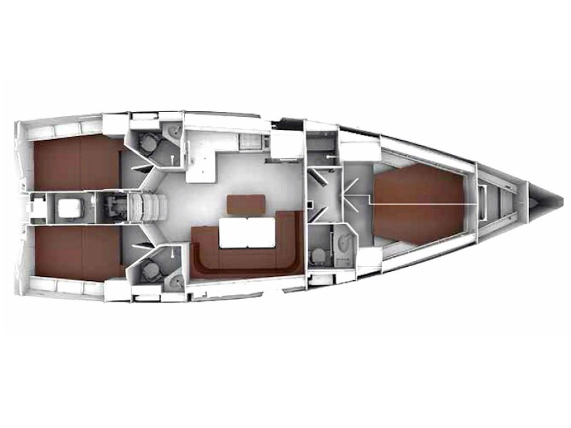 Bavaria Cruiser 46 Style między profesjonalistami a osobami prywatnymi w Alimos