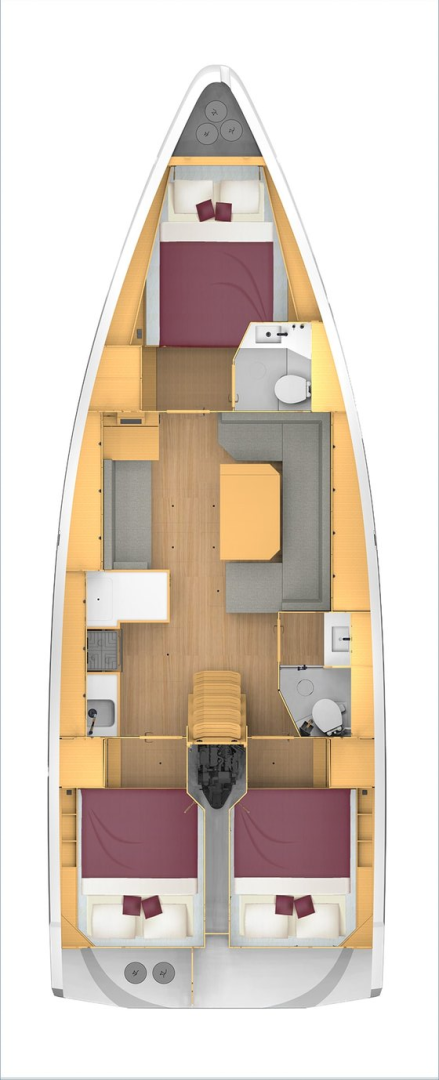 Wynajem łodzi Biograd na Moru tanio Bavaria C42