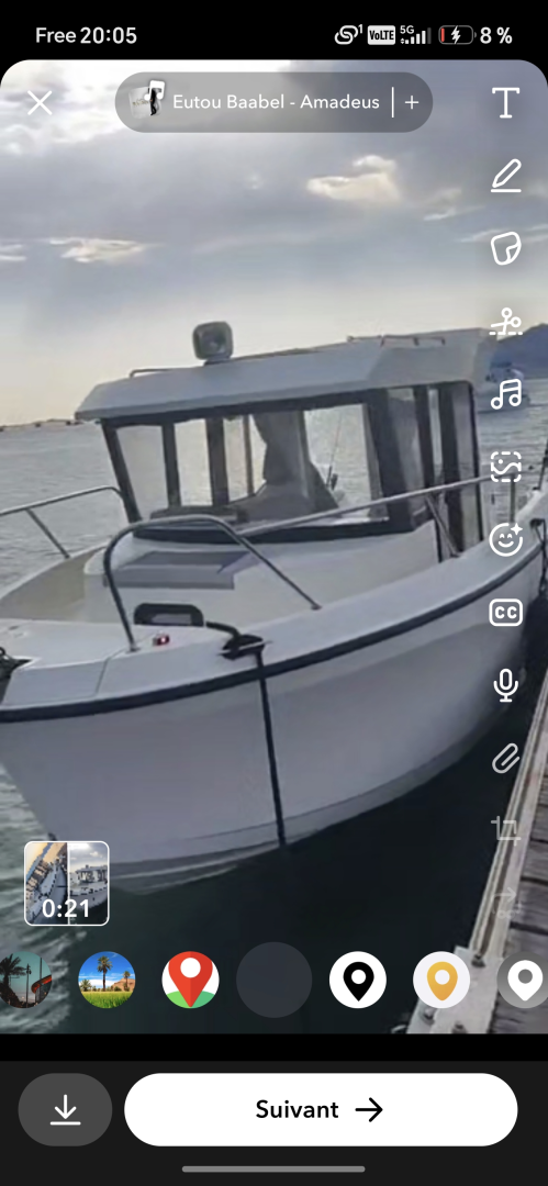 Wynajem Motorówka w Ajaccio - Quicksilver 705 pilothouse 