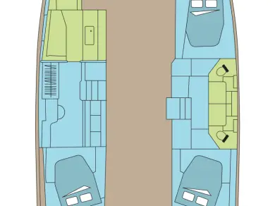 Wynajem Katamaran w Nassau - Fountaine Pajot Fountaine Pajot FP 44 Maestro - 3 + 2 cab.