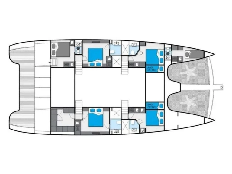 Wynajem Katamaran w Bonifacio - Sunreef Sunreef 74