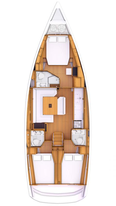 Wynajmij Jeanneau Sun Odyssey 479 - 3 cab. w Fethiye