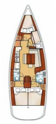Wynajem łodzi Bénéteau Oceanis 43 Family - 4 cab. w Goecek na SamBoat 