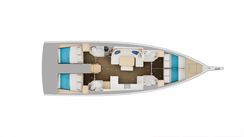 Wynajem Żaglowiec w Road Town - Jeanneau Sun Odyssey 455