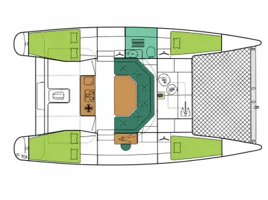 Wynajem łodzi Fountaine Pajot Maldives 32 w Les Prises na SamBoat 