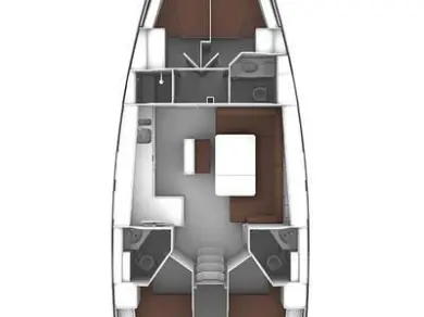 Wynajem łodzi Gouvia tanio Cruiser 46