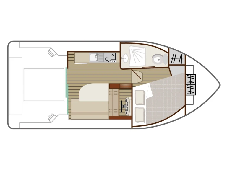 Wynajem Motorówka Nicols Yacht z patentem 