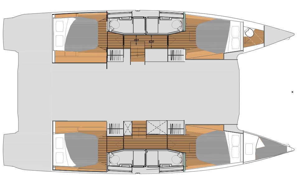 Wynajem Katamaran w Cagliari - Fountaine Pajot Elba 45