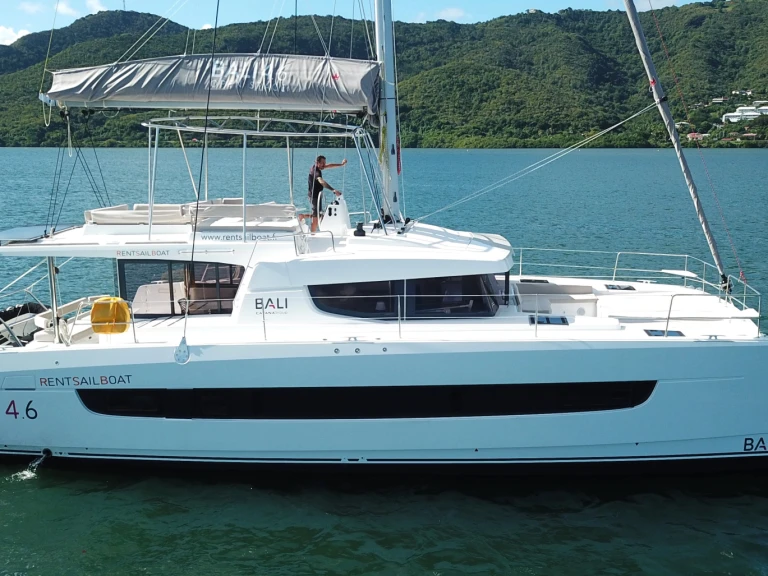 Wynajem Katamaran BALI 4.6 5 CABINES NUM 5 z patentem 