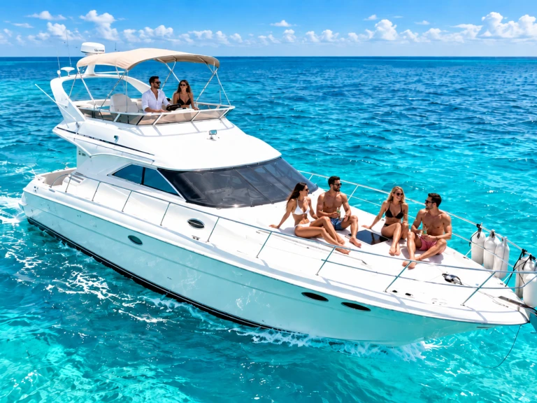 Wynajem łodzi Cancún tanio custom