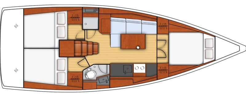 Wynajem łodzi Bénéteau Oceanis 38.1 w Biograd na Moru na SamBoat 