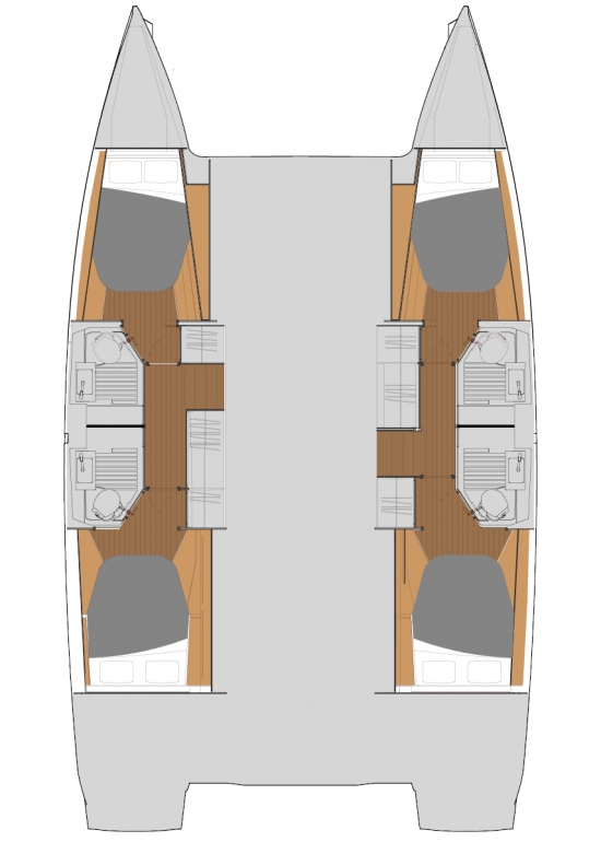 Wynajmij Katamaran z lub bez skippera Fountaine Pajot w Trogir