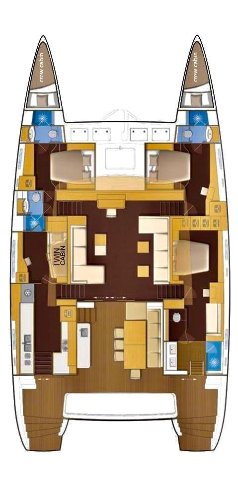 Wynajem Katamaran w Bodrum - Lagoon Lagoon 620