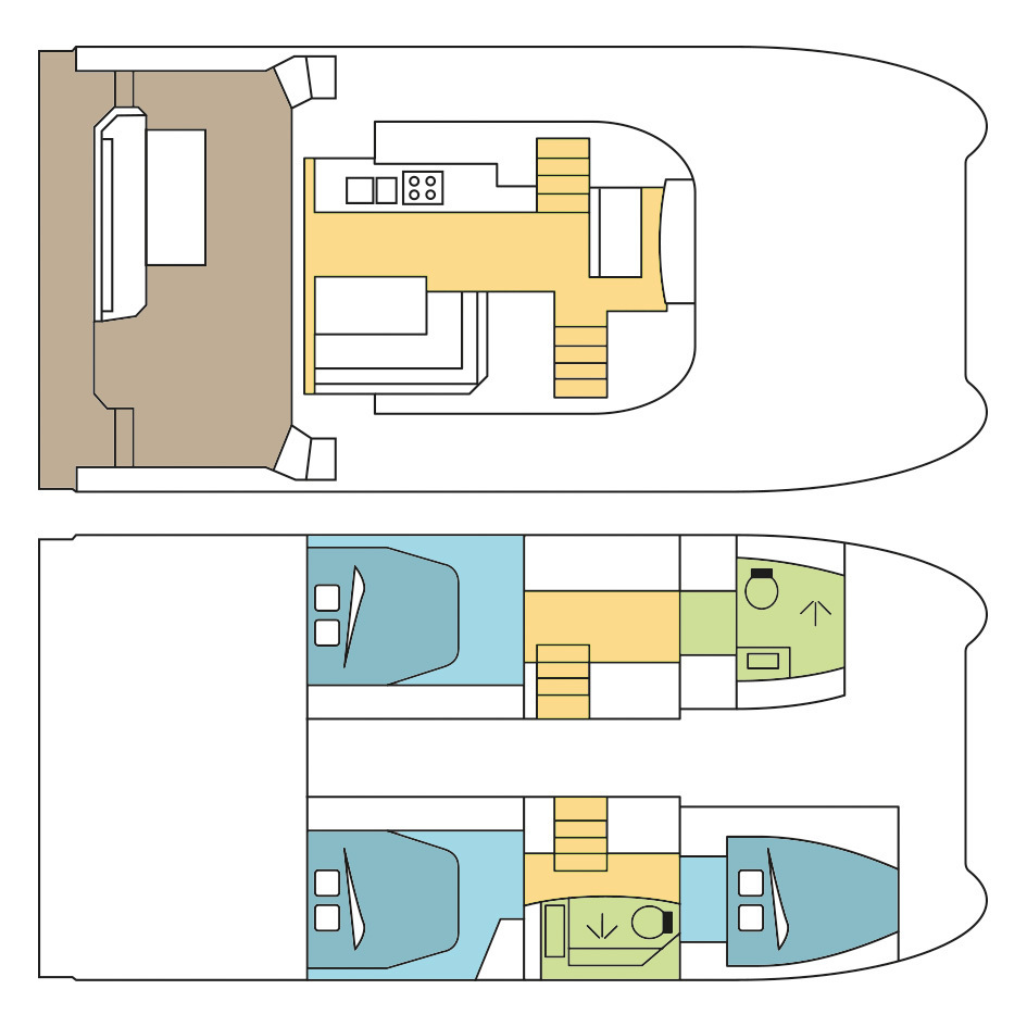 Wynajem Motorówka w Airlie Beach - Fountaine Pajot Fountaine Pajot MY 37