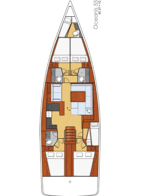 Wynajem w Lavrio- Bénéteau Oceanis 55 na SamBoat