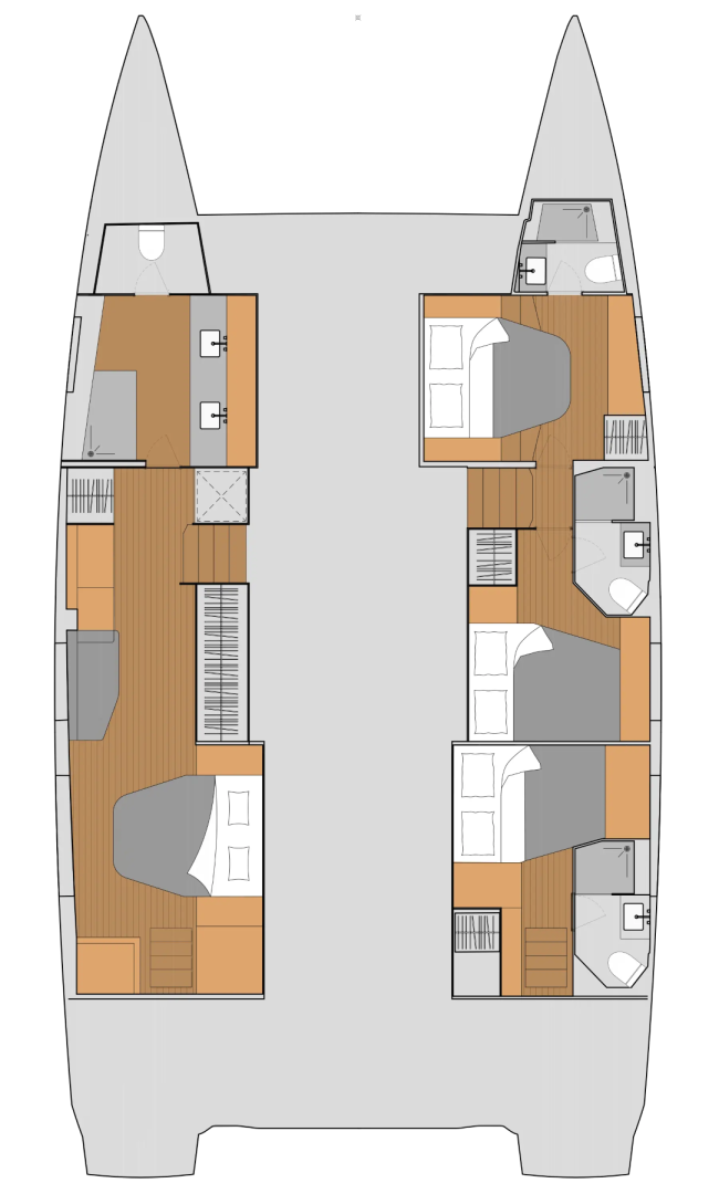 Wynajem Katamaran Fountaine Pajot z patentem 
