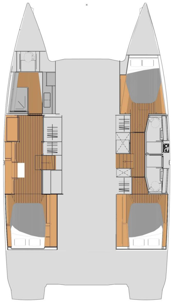 Wynajem Katamaran w Road Town - Fountaine Pajot Elba 45