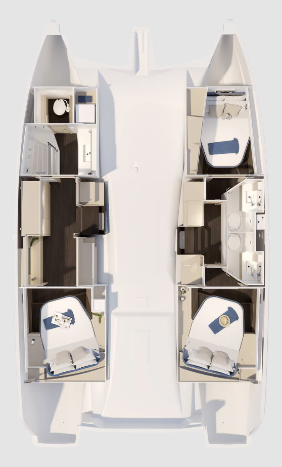 Wynajem Katamaran w Road Town - Fountaine Pajot Fountaine Pajot FP 41 Maesto 3 