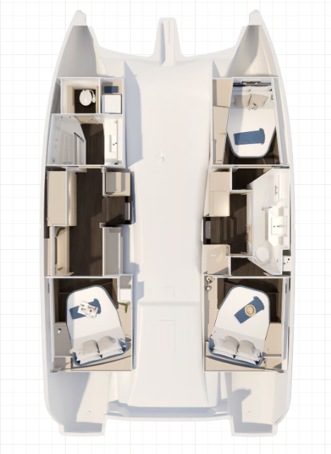 Wynajem łodzi Fountaine Pajot Fountaine Pajot FP 41 Maesto 3  w Frenchtown na SamBoat 