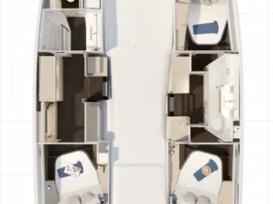 Wynajem łodzi Fountaine Pajot Fountaine Pajot FP 41 Maesto 3  w Frenchtown na SamBoat 
