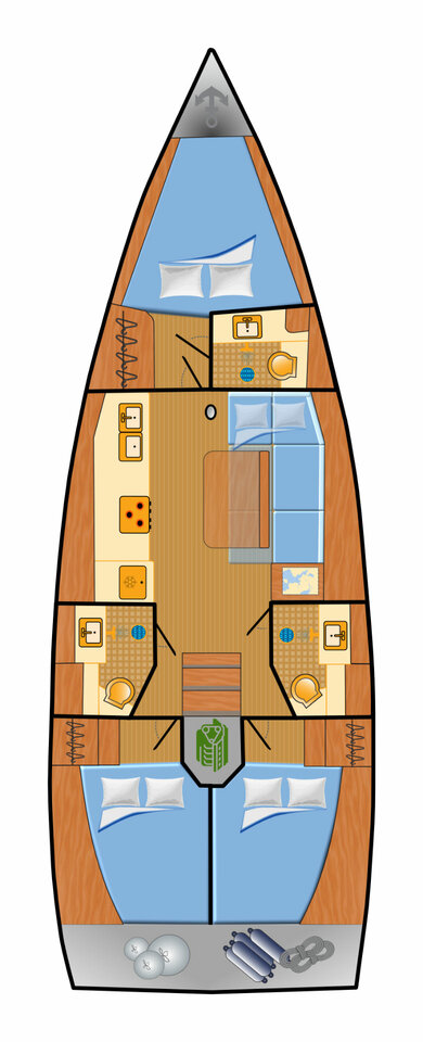 Wynajem łodzi Dufour Dufour 390 w Pula na SamBoat 
