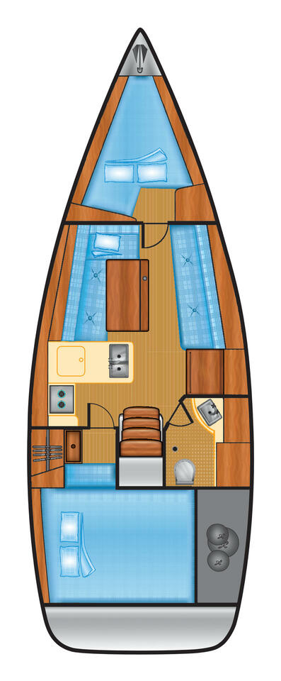 Wynajem łodzi Flensburg tanio Oceanis 31