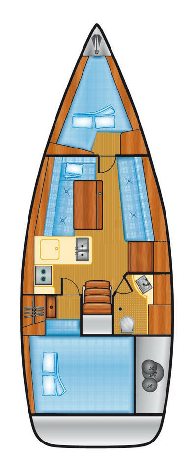 Wynajem Żaglowiec w Flensburg - Bénéteau Oceanis 31