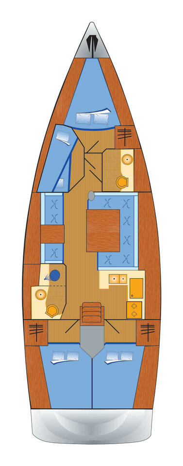 Jeanneau Sun Odyssey 439 między profesjonalistami a osobami prywatnymi w Heiligenhafen