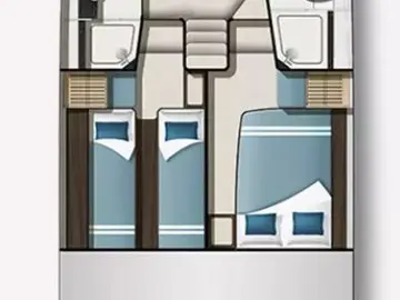 Galeon Galeon 420 Fly - 3 cab. między profesjonalistami a osobami prywatnymi w Punat