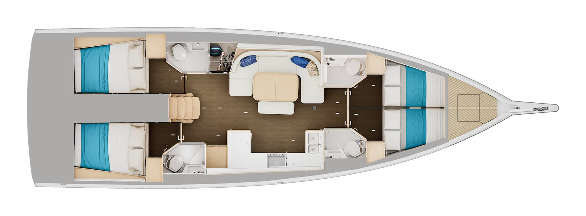 Jeanneau Sun Odyssey 455 między profesjonalistami a osobami prywatnymi w Pula