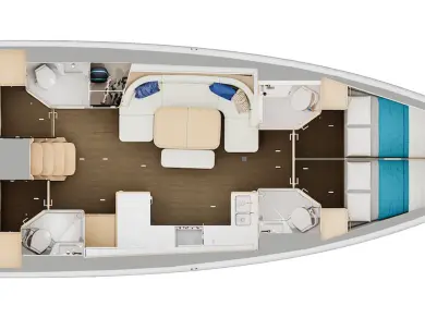 Jeanneau Sun Odyssey 455 między profesjonalistami a osobami prywatnymi w Pula
