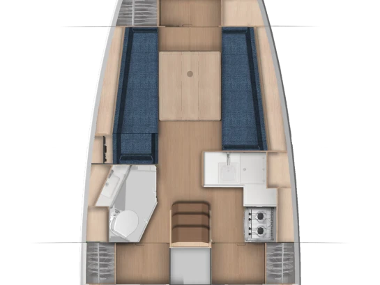 Jeanneau Sun Odyssey 350 między profesjonalistami a osobami prywatnymi w Komolac