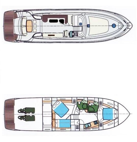 Wynajem łodzi Split tanio Pearlsea 56 Coupe