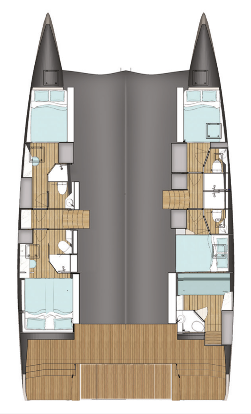 Wynajem Katamaran Wave Catamarans z patentem 