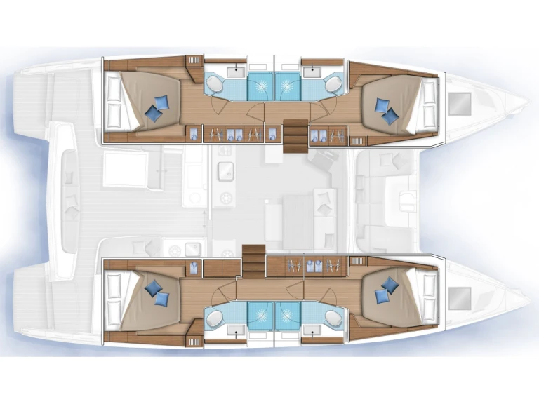 Wynajem łodzi Lagoon Lagoon 46 Luxe A/C w Le Marin na SamBoat 