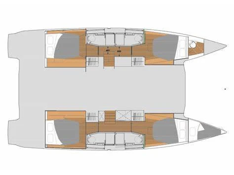 Wynajem Katamaran w Ribishi - Fountaine Pajot Elba 45 - Premium A/C