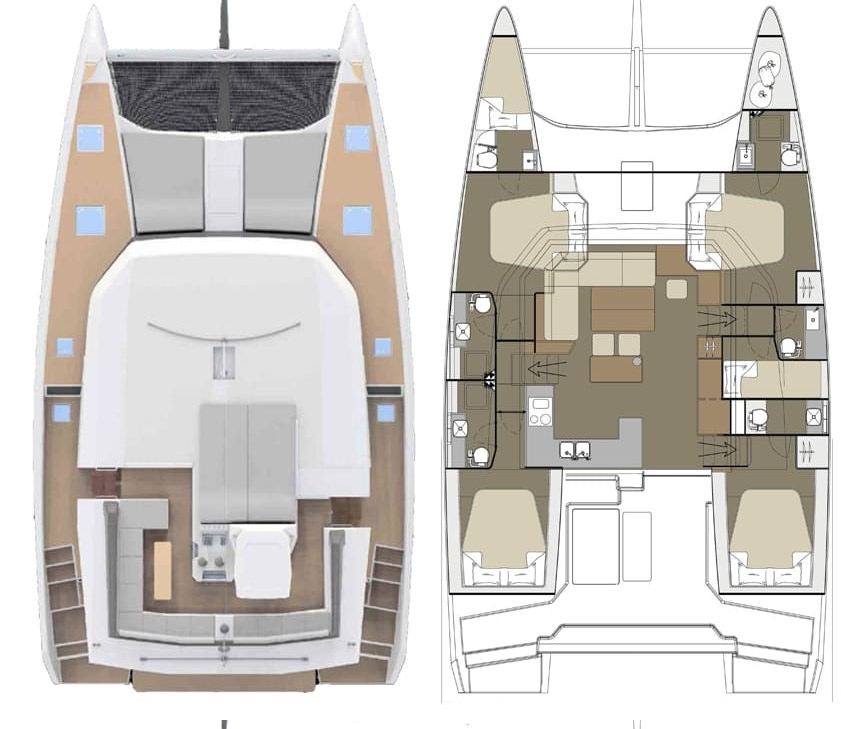 Wynajem łodzi Primosten tanio Dufour Catamarans 48 Sail