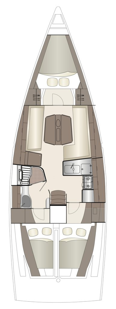 Dehler Dehler 38 SQ między profesjonalistami a osobami prywatnymi w Rovinj