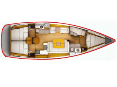 Jeanneau Sun Odyssey 449 między profesjonalistami a osobami prywatnymi w San Vincenzo