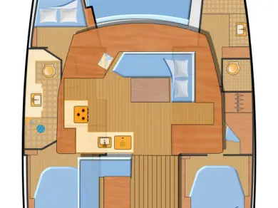 Wynajem Katamaran Fountaine Pajot z patentem 