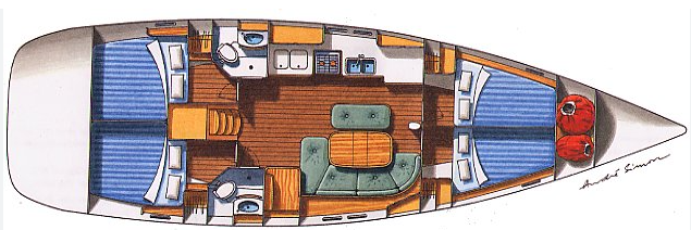 Wynajem Żaglowiec w Lefkáda - Bénéteau Oceanis 473 Clipper