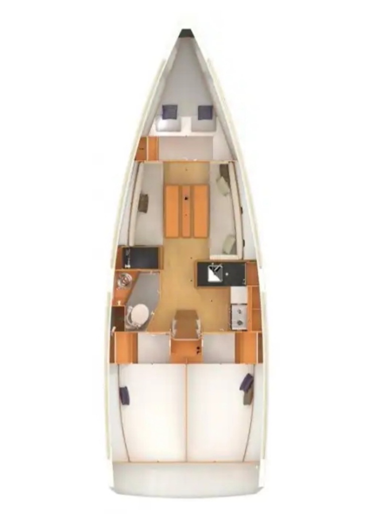 Wynajmij Jeanneau Sun Odyssey 349 w Punat