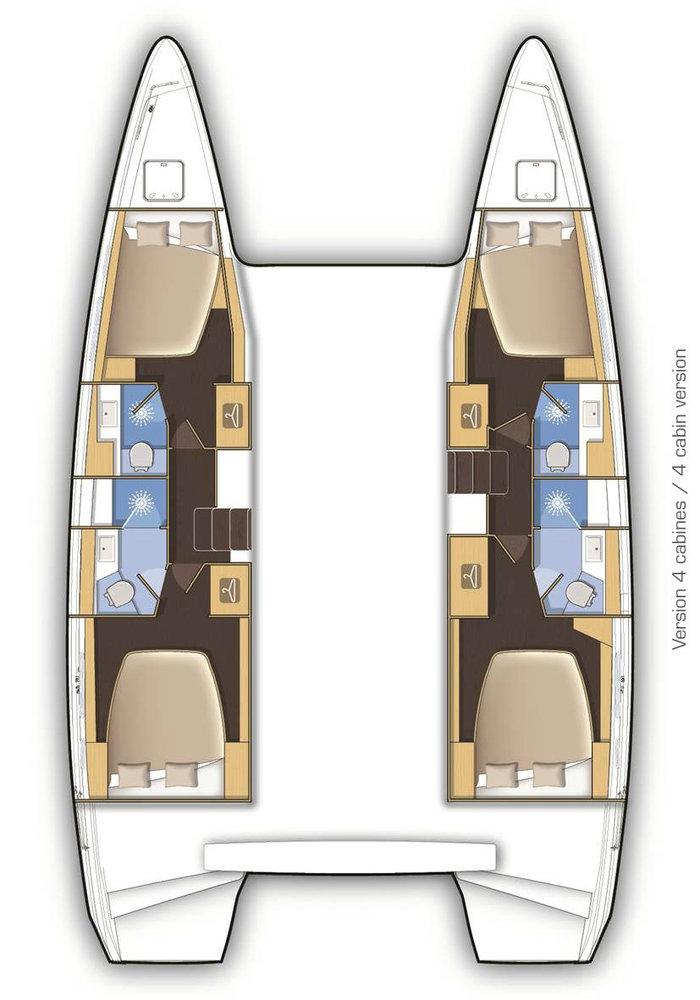Wynajem łodzi Lagoon Lagoon 42 w Salamína na SamBoat 