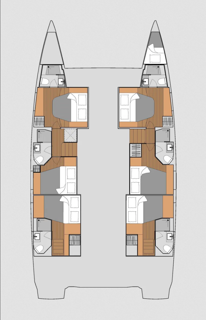 Fountaine Pajot Aura 51 między profesjonalistami a osobami prywatnymi w Alimos