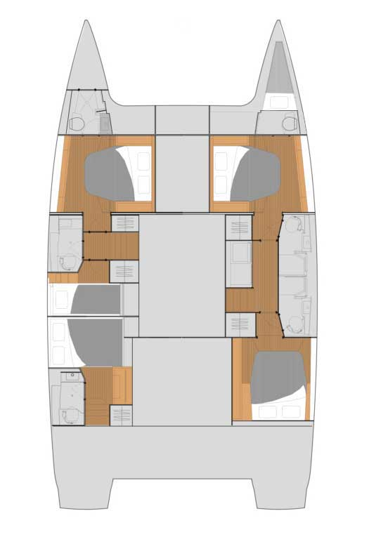 Wynajem łodzi Fountaine Pajot Tanna 47 w Biograd na Moru na SamBoat 