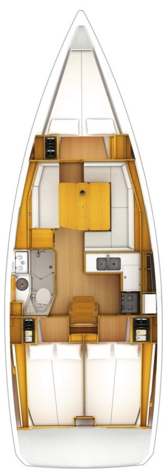 Wynajem łodzi Gouvia tanio Sun Odyssey 389